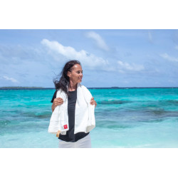 ASCIUGAMANI 140 X 75 <br> BAMBÙ E COTONE BIO <br> COD: BAG11 <br> 14.50 €