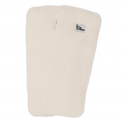 ASSORBENTI PER PANNOLINI <br> BAMBÙ E COTONE <br> COD: BIM10 <br> 4.40 €