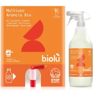 BIOLÙ <br> MULTISUPERFICIE <br> ARANCIA BIO <br> COD: DS18 <br> 6,35 € / kg