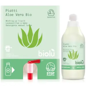 BIOLÙ <br> DETERSIVO PIATTI A MANO <br> ALOE VERA BIO <br> COD: S6 <br> 5,65 € / kg