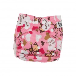 PANNOLINO POCKET <br> SCIMMIETTA ROSA <br> COD: BIM9 <br> 16.45 €