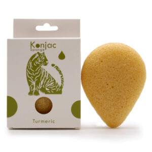SPUGNA KONJAC A GOCCIA <br>ANTIRUGHE <br> CURCUMA <br> COD: BAGAW3 € 3.60