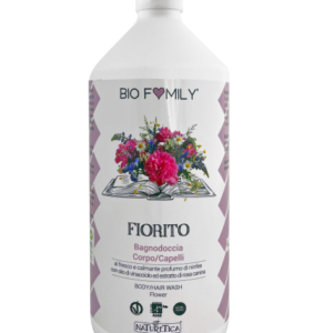 BAGNODOCCIA BIO SFUSO <br> CORPO/CAPELLI  FIORITO <br> COD: COR3 <br> 8.50 € / kg