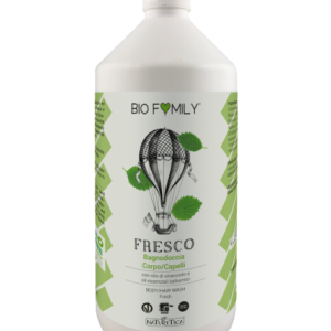 BAGNODOCCIA BIO SFUSO <br> CORPO/CAPELLI  FRESCO <br> COD: COR4 <br> 8.50 € / kg