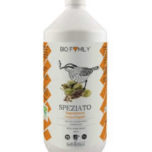 BAGNODOCCIA BIO SFUSO <br> CORPO/CAPELLI  SPEZIATO <br> COD: COR6 <br> 8.50 € / kg