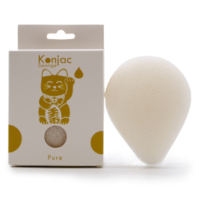 SPUGNA KONJAC A GOCCIA <br> NATURALE <br> PELLE SENSIBILE <br> COD: BAGAW6  € 3.60