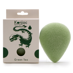 SPUGNA KONJAC A GOCCIA <br> Tè VERDE <br> PROTETTIVA <br> COD: BAGAW7 € 3.60