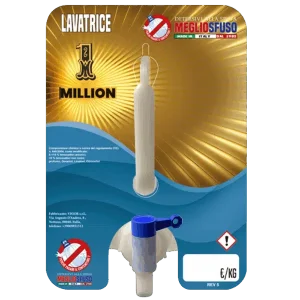 DETERSIVO PER BUCATO <br> 1 MILLION <br> € 1.70/KG